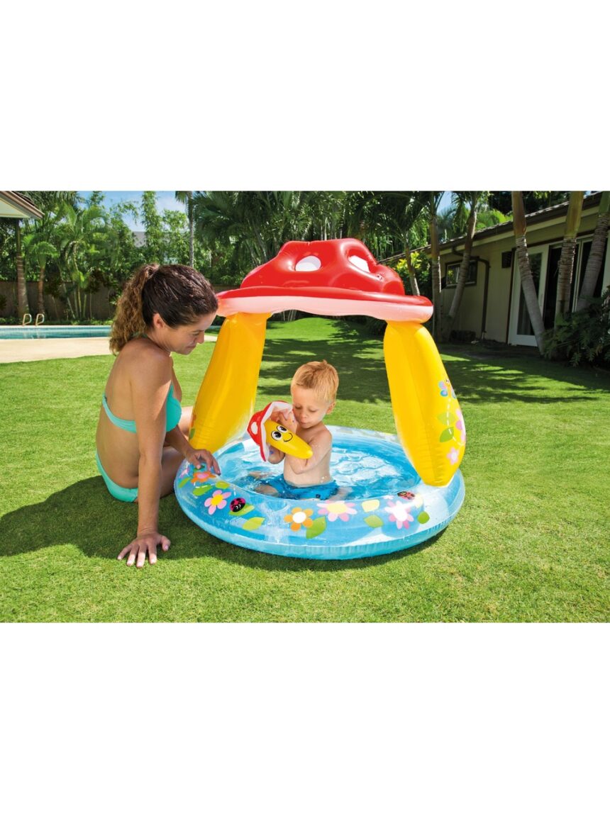 Intex φουσκωτή πισίνα mushroom baby pool 102×89εκ itx57114np - Intex