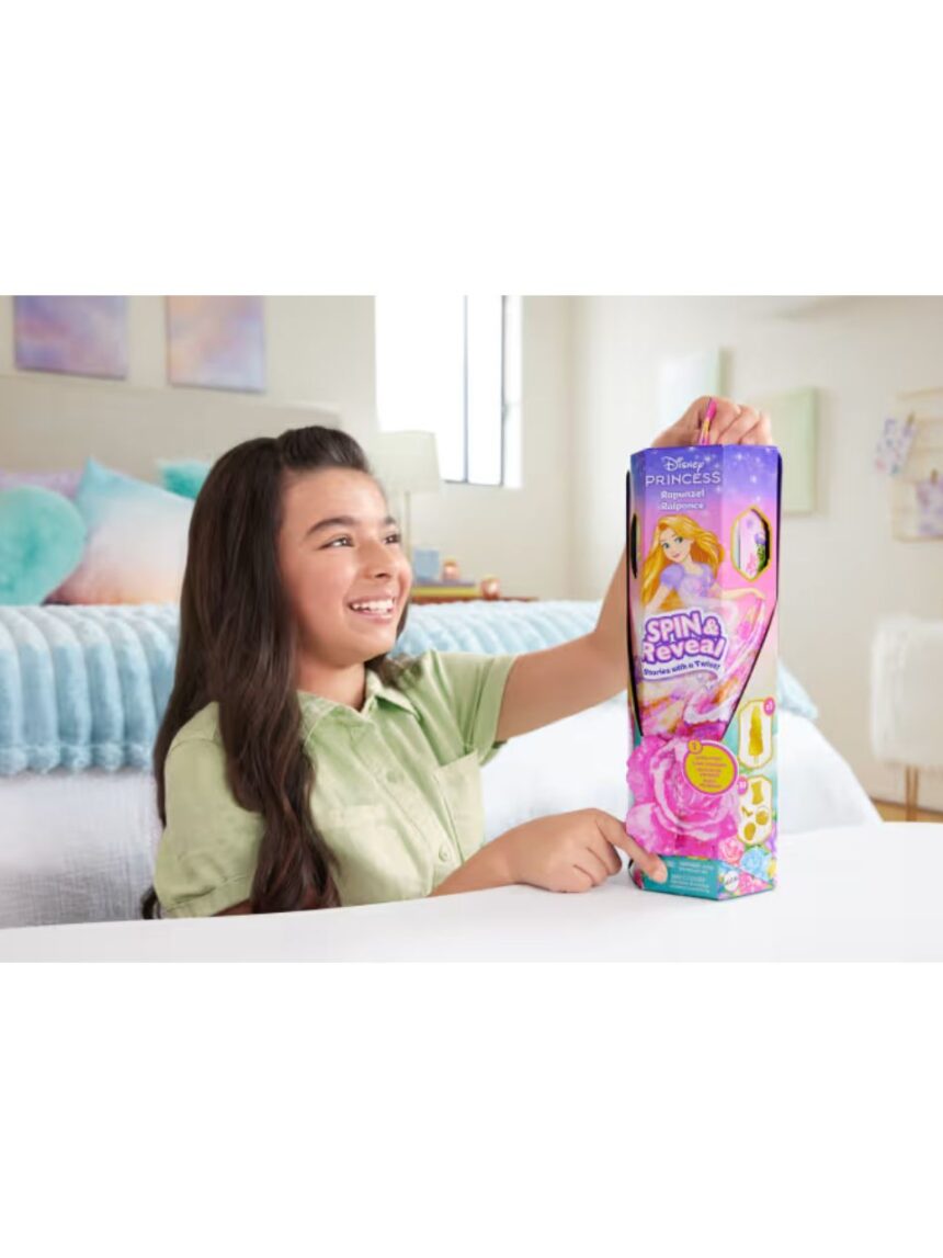 Mattel disney princess spin and reveal κούκλα με 11 εκπλήξεις (2 σχέδια) htv84 - Disney Princess