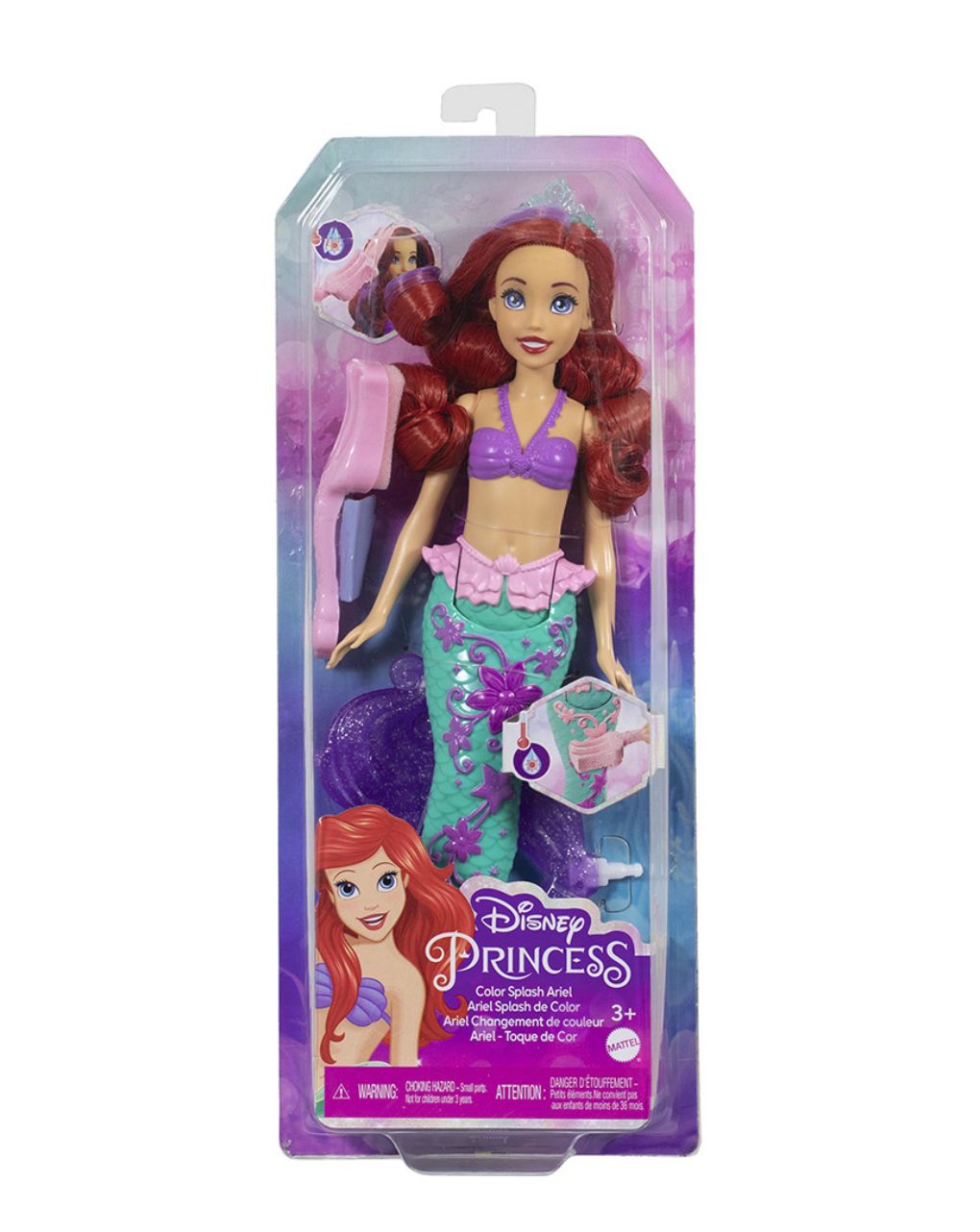 Mattel disney princess άριελ color change hlw00