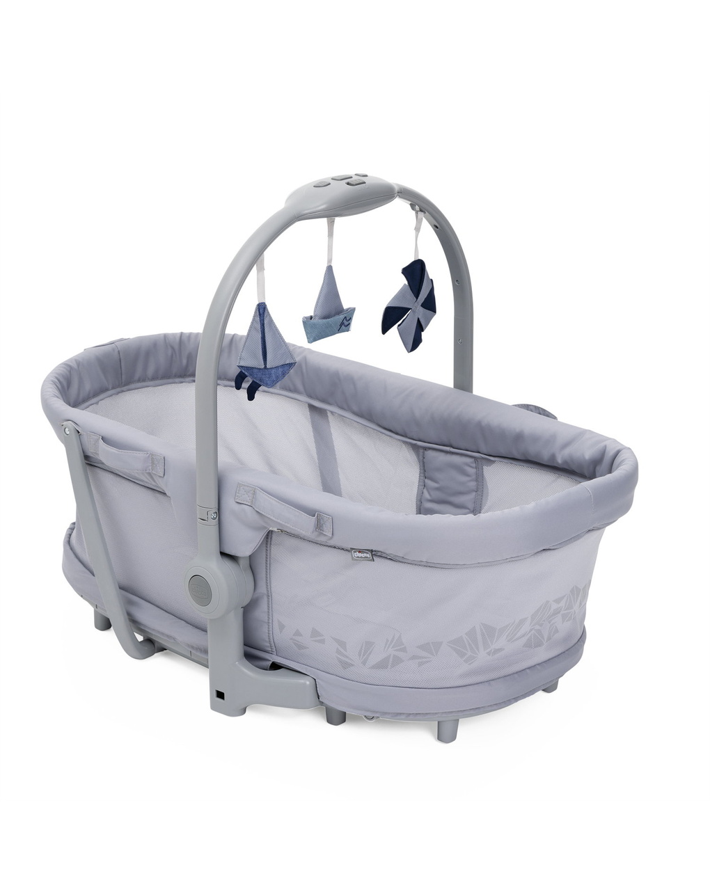 Chicco λίκνο - ριλάξ βaby hug pro 5 in 1/1 earl grey p07-87076-40 - Chicco