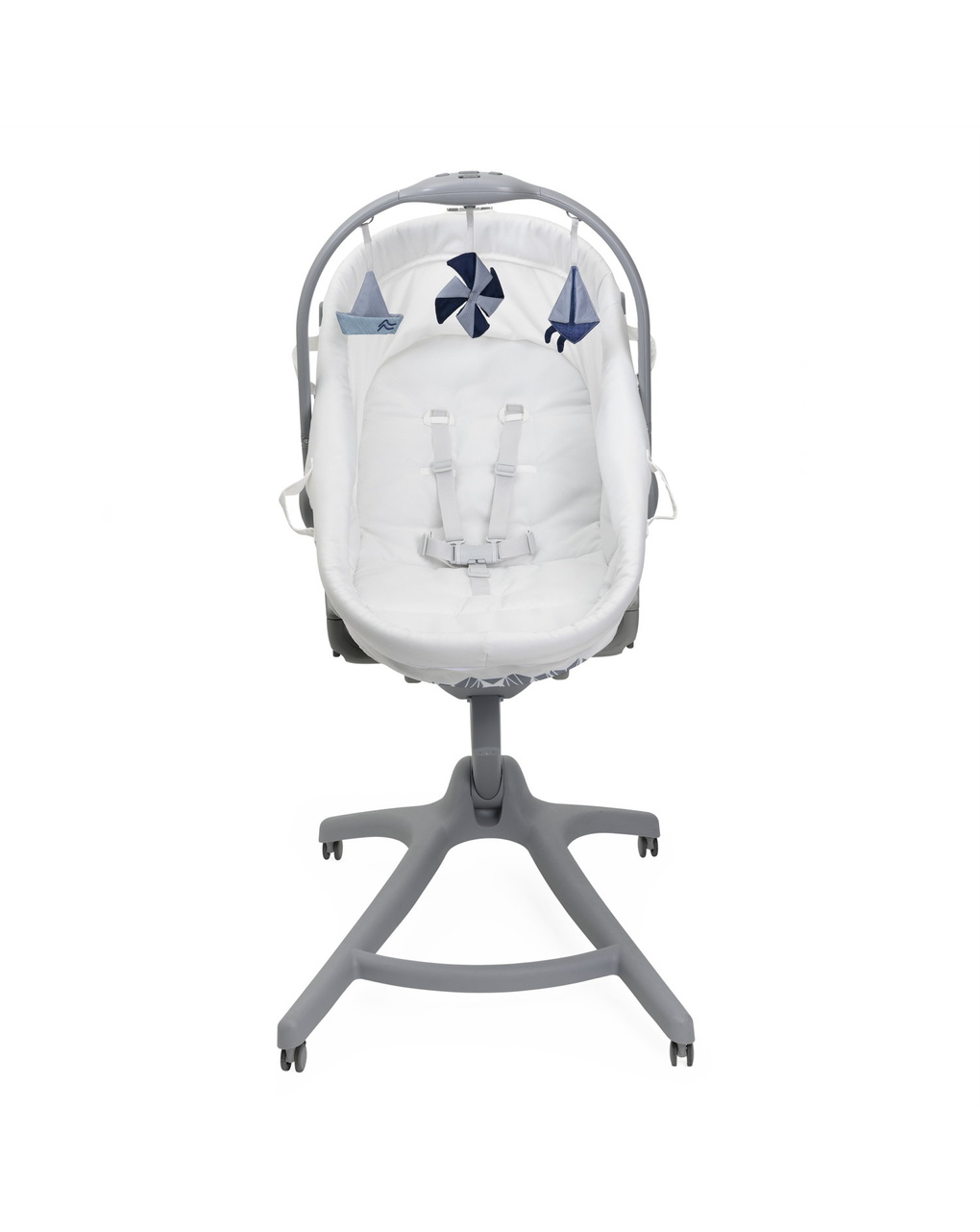 Chicco λίκνο - ριλάξ βaby hug pro 5 in 1/1 white cream p07-87076-14 - Chicco