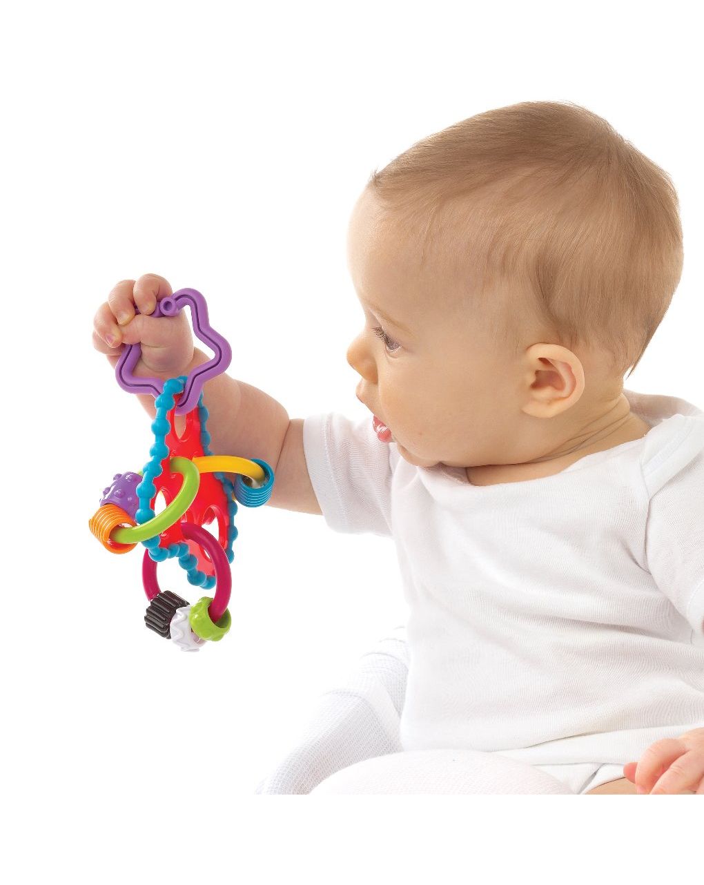 Playgro roundabout rattle μασητικό κουδουνίστρα με κρίκους 3m+ 4083818 - PLG