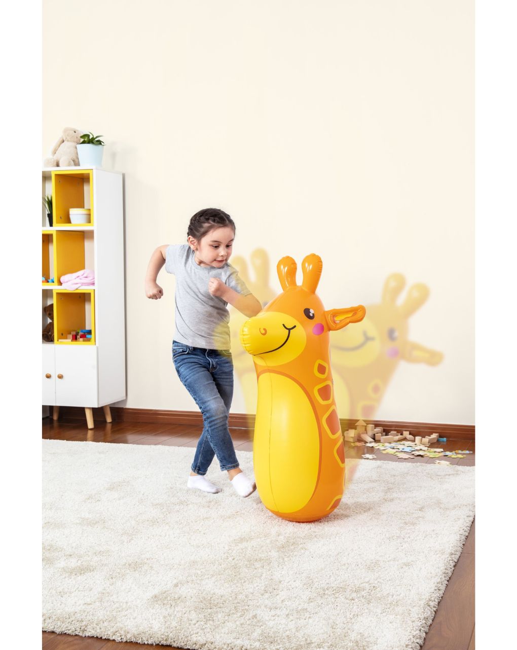 Bestway φουσκωτά ζωάκια animal shaped bop 89cm (3 σχέδια) 52152 - Bestway