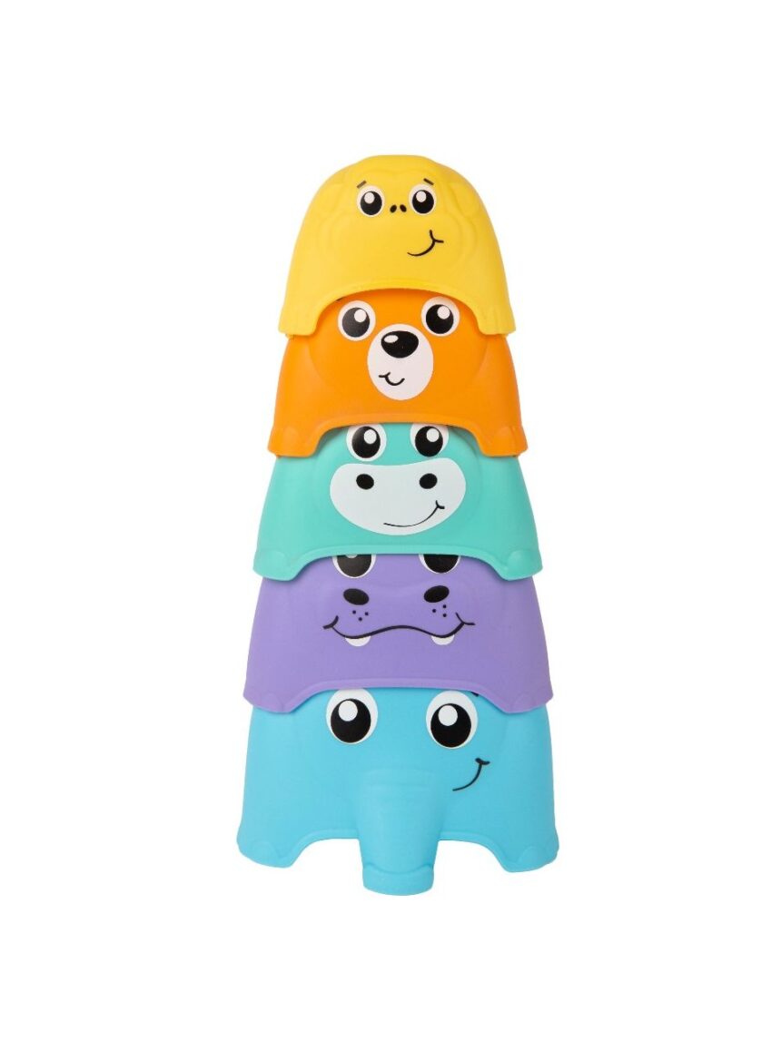 Playgro playgro παιχνίδι στοίβαξης learn stacks of animals sort and nest cups - Playgro