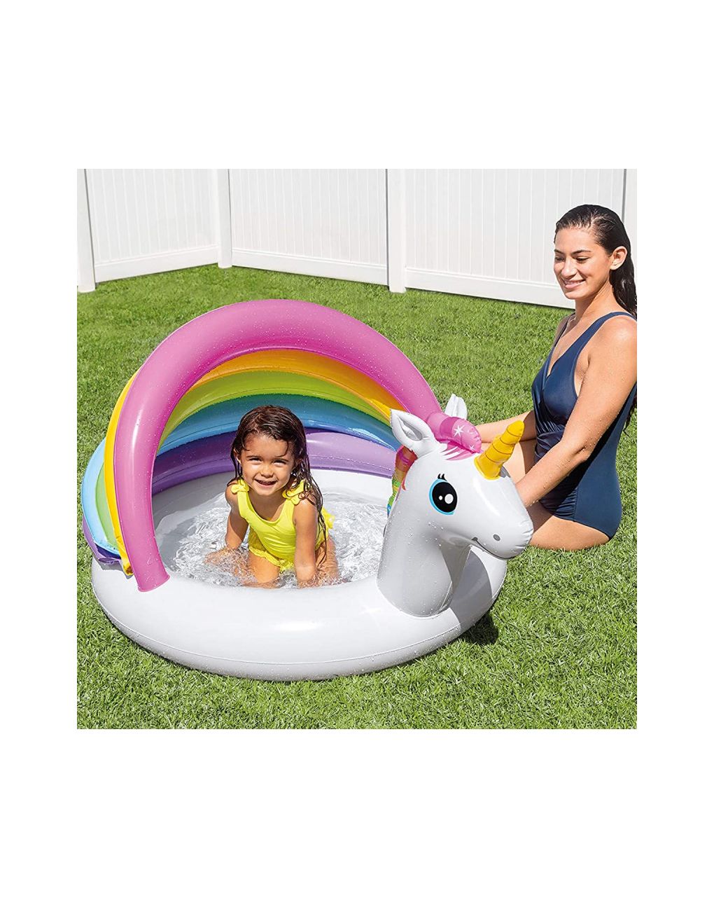 Intex φουσκωτή πισίνα unicorn baby pool 57113np - Intex