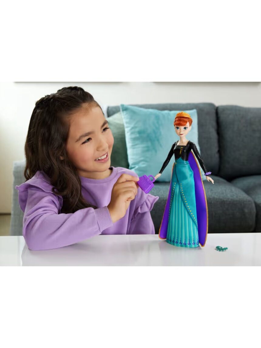 Mattel disney frozen spin & reveal κούκλα άννα με 11 εκπλήξεις hxd27 - FROZEN