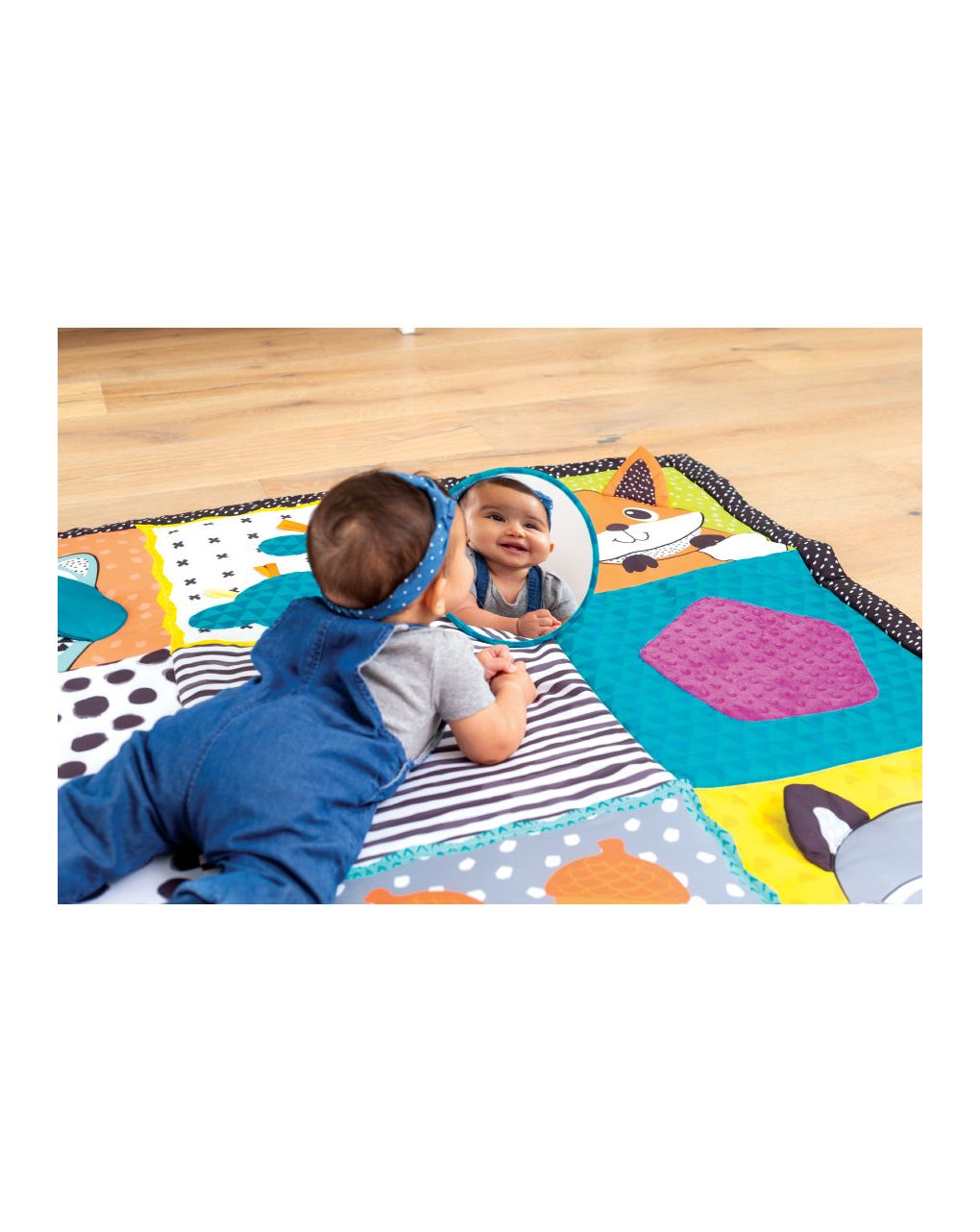Infantino fold & go giant discovery mat παιδική κουβέρτα παιχνιδιού - INFANTINO