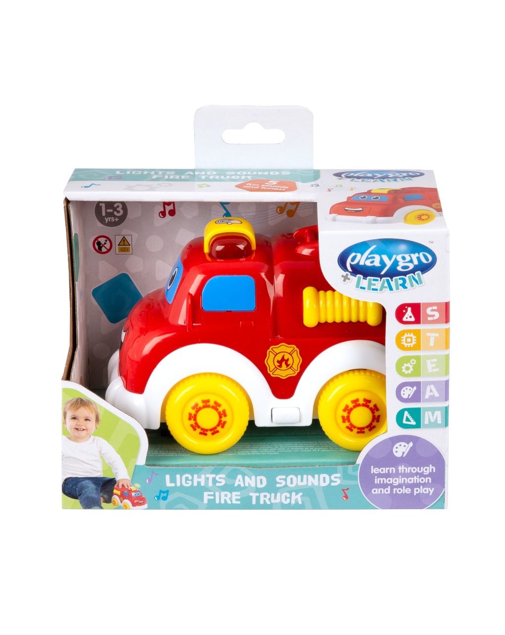 Playgro + learn πυροσβεστικό όχημα με ήχους και φώτα - Playgro