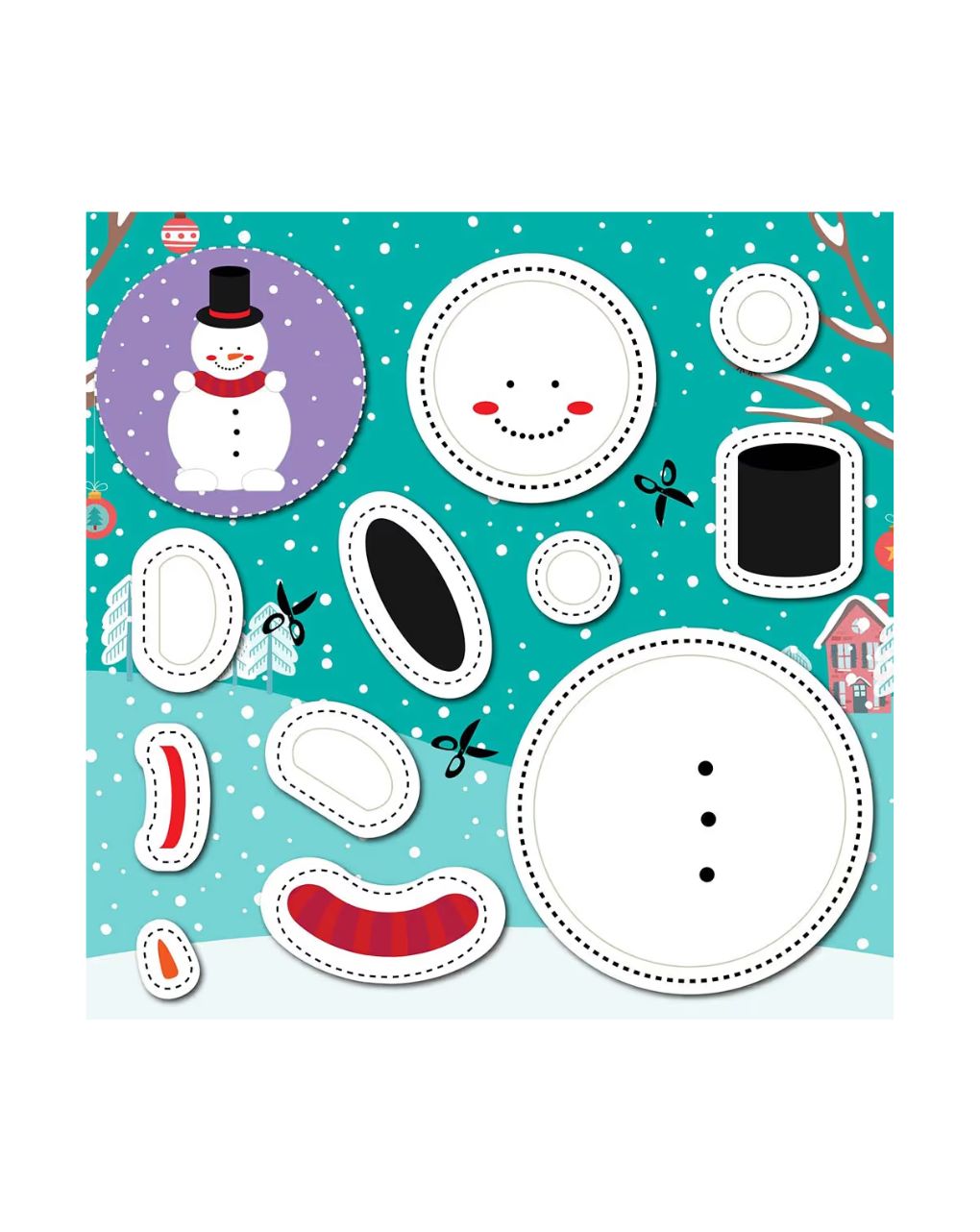 Susaeta χριστούγεννα – ζωγραφική και χαρτοκοπτική 2456 - Susaeta