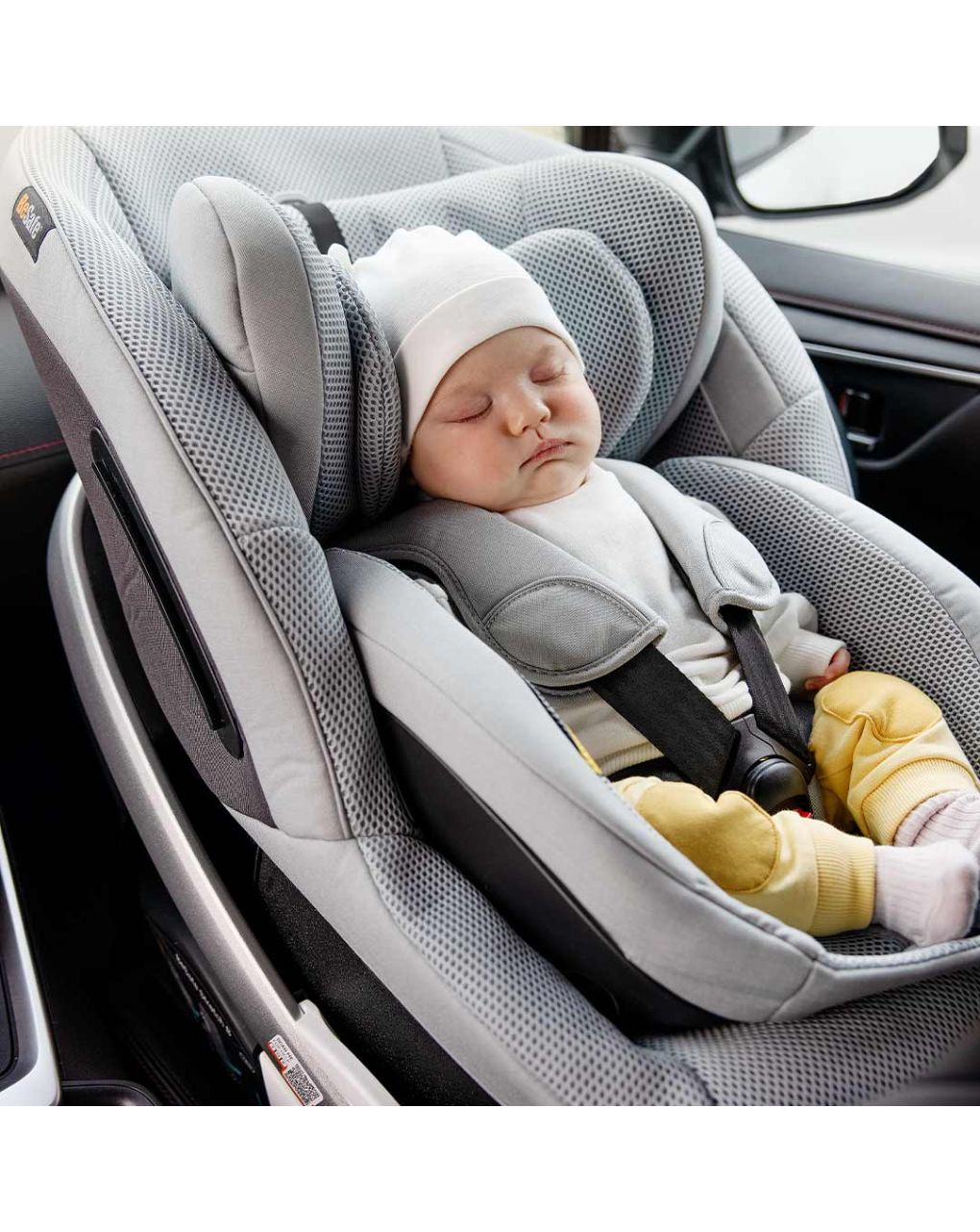 Besafe αντεστραμμένο κάθισμα αυτοκινήτου stretch b i-size (40-125cm) cloud melange 11025670.clm - Be Safe