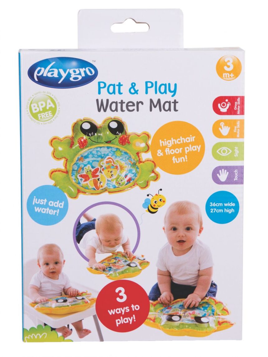 Playgro παιχνίδι pat and play water mat 3m+ - Playgro