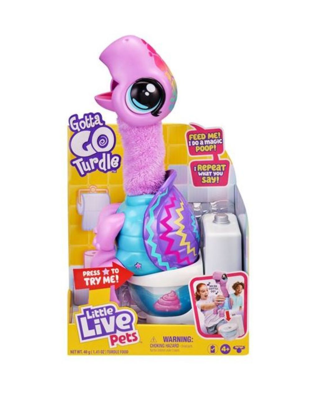Giochi preziosi little live pets gotta go φιόνα χελώνα ηλεκτρονικό παιχνίδι lpg01000 - Little LIVE PETS