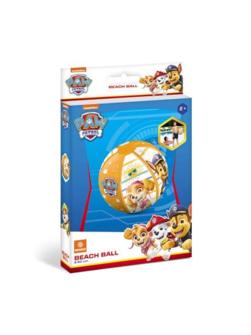 Mondo μπάλα παραλίας paw patrol 50εκ (2 σχέδια) - PAW PATROL