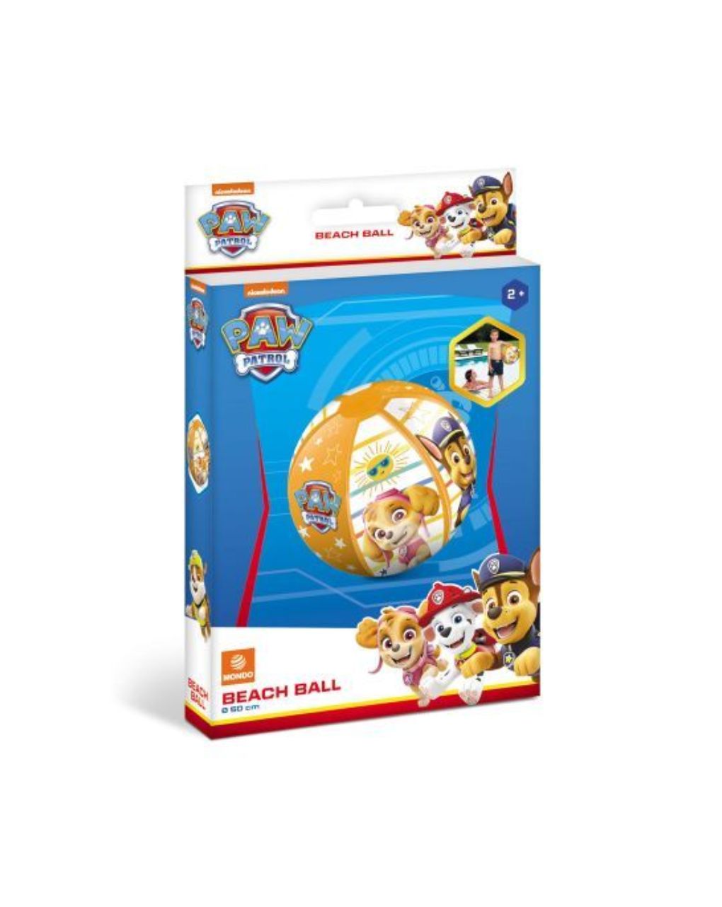 Mondo μπάλα παραλίας paw patrol 50εκ (2 σχέδια) - PAW PATROL