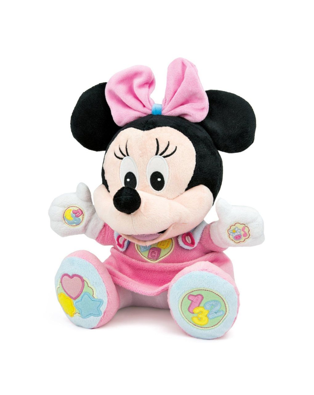 Baby clementoni λούτρινο talking baby minnie mouse