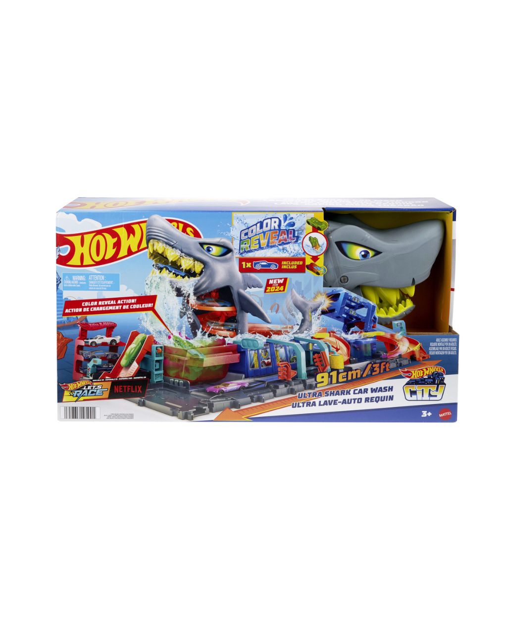 Hot wheels απόλυτο πλυντήριο με καρχαρία htn82 - Hot wheels