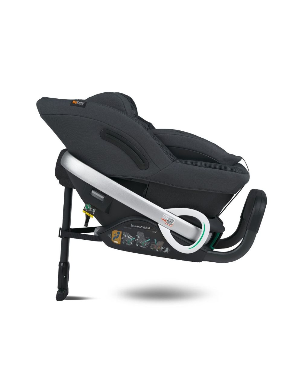 Besafe αντεστραμμένο κάθισμα αυτοκινήτου stretch b i-size (40-125cm) anthracite mesh 11025670.anm - Be Safe