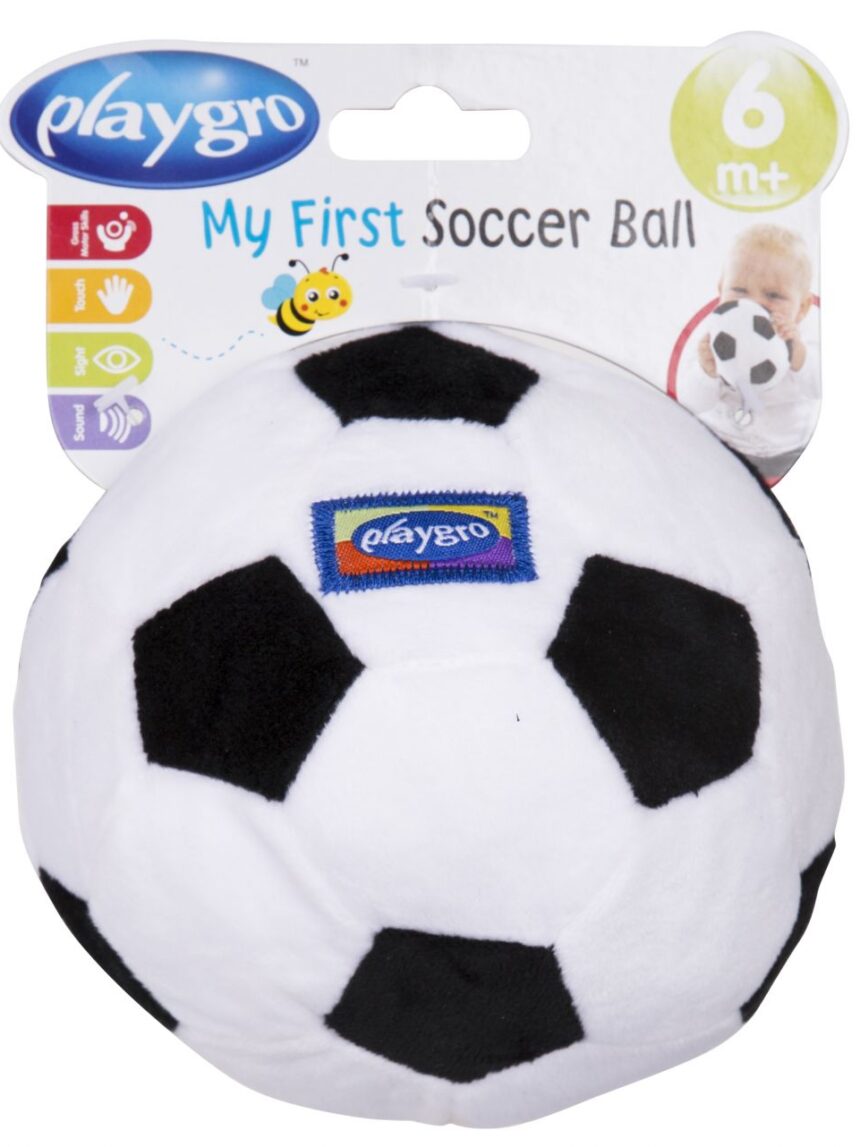 Playgro my first soccer ball από ύφασμα με ήχους, 0112017 - Playgro