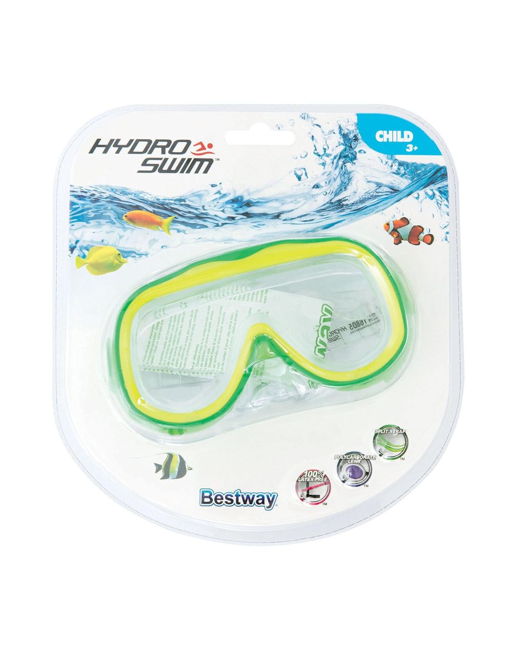 Bestway παιδική μάσκα κατάδυσης hydro-swim™ essential explora (σχέδια), 22054 - Bestway