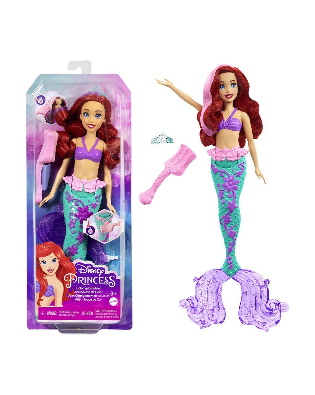 Mattel disney princess άριελ color change hlw00 - Disney Princess