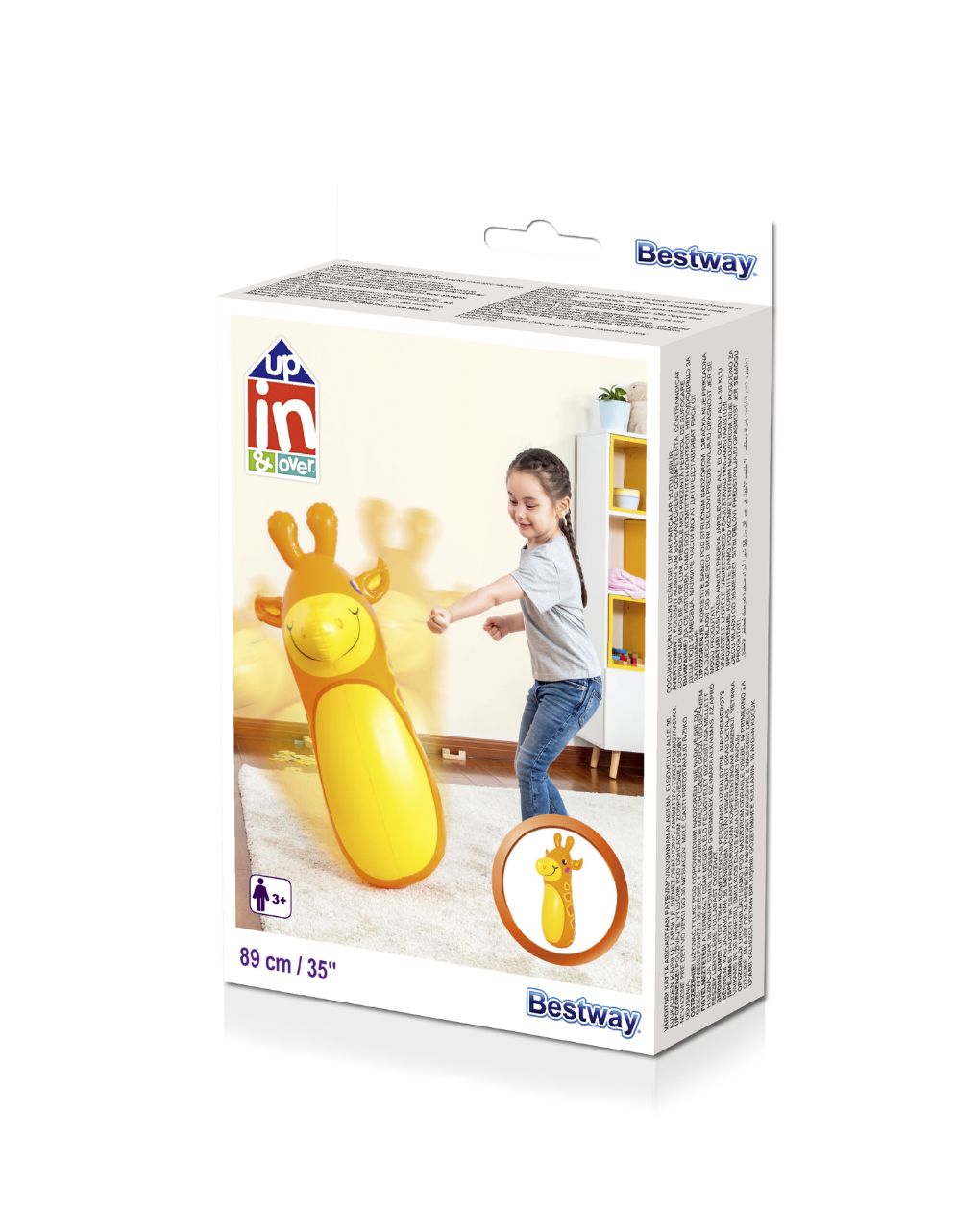 Bestway φουσκωτά ζωάκια animal shaped bop 89cm (3 σχέδια) 52152 - Bestway