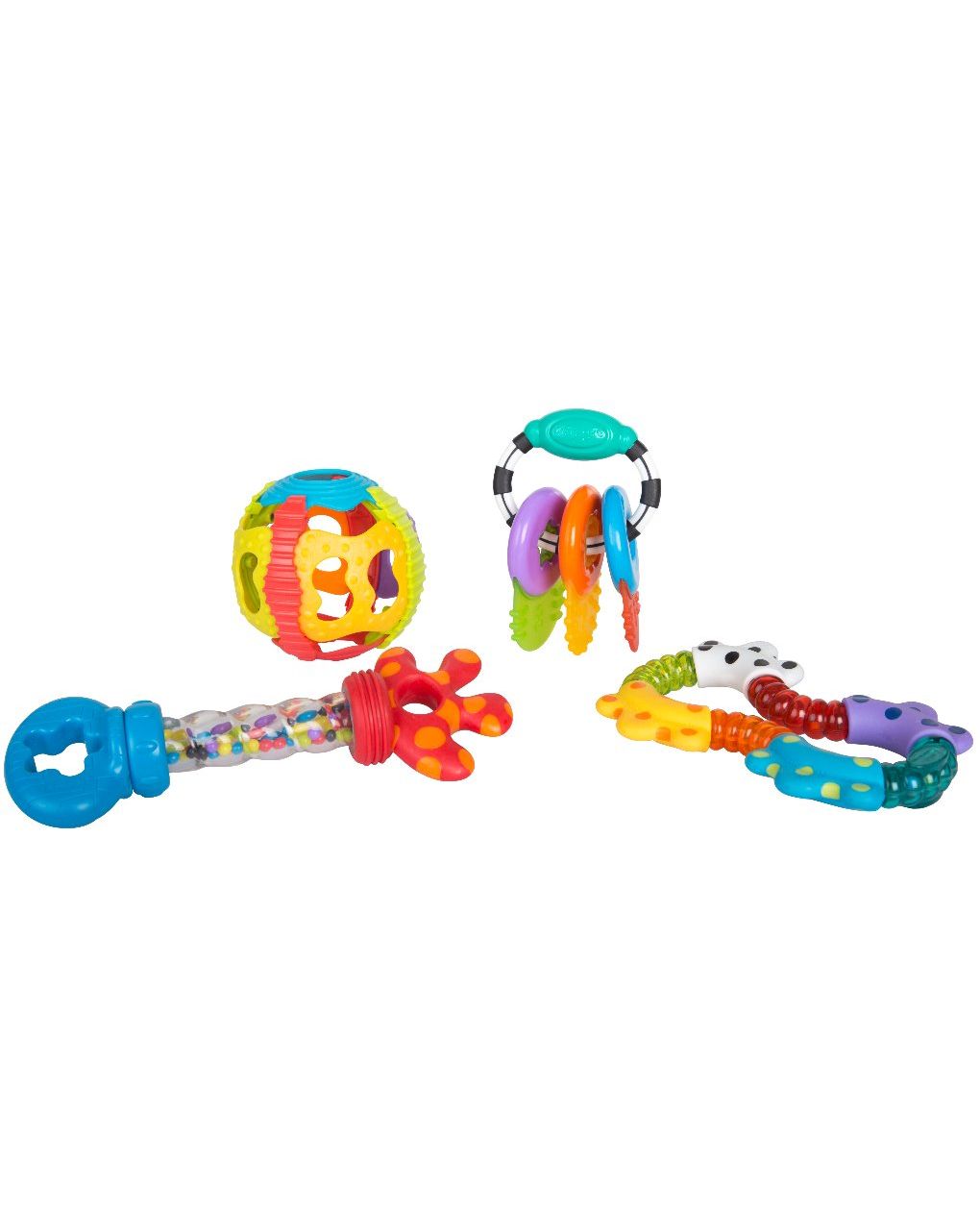 Playgro σετ δώρου με κουδουνίστρες και μασητικά twist and chew activity pack 4085432 - Playgro