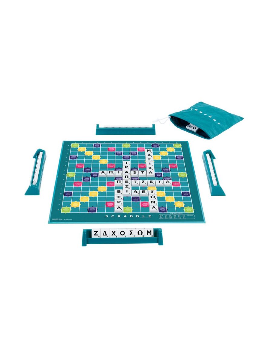 Mattel επιτραπέζιο παιχνίδι νέο scrabble 2 σε 1 hxw06 - SCRABBLE
