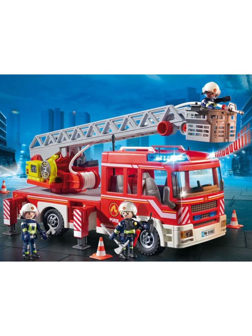 Playmobil city action όχημα πυροσβεστικής με σκάλα και καλάθι διάσωσης 9463 - Playmobil