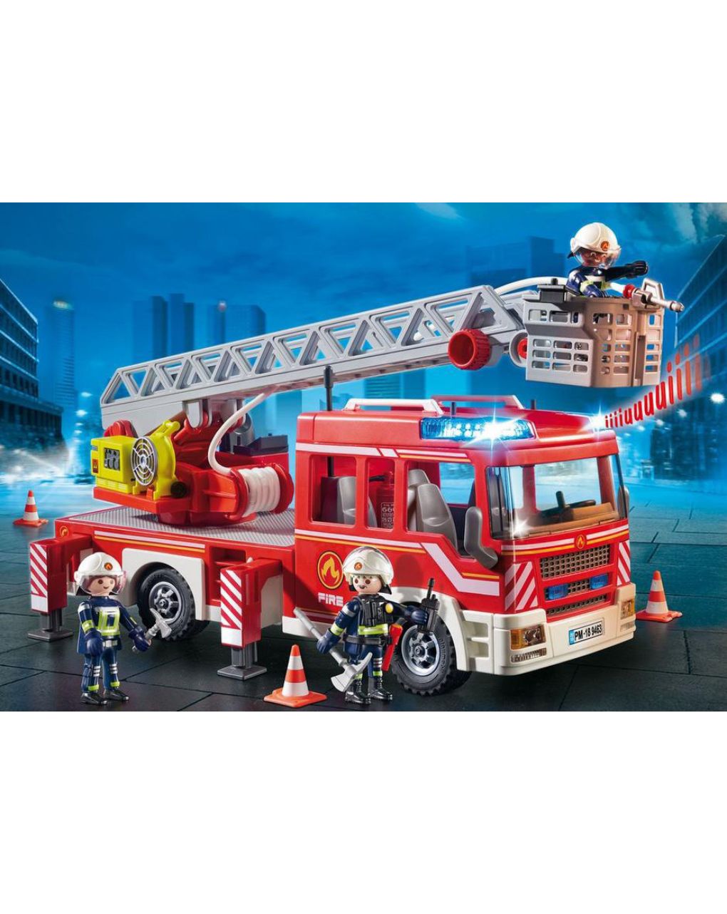 Playmobil city action όχημα πυροσβεστικής με σκάλα και καλάθι διάσωσης 9463 - Playmobil