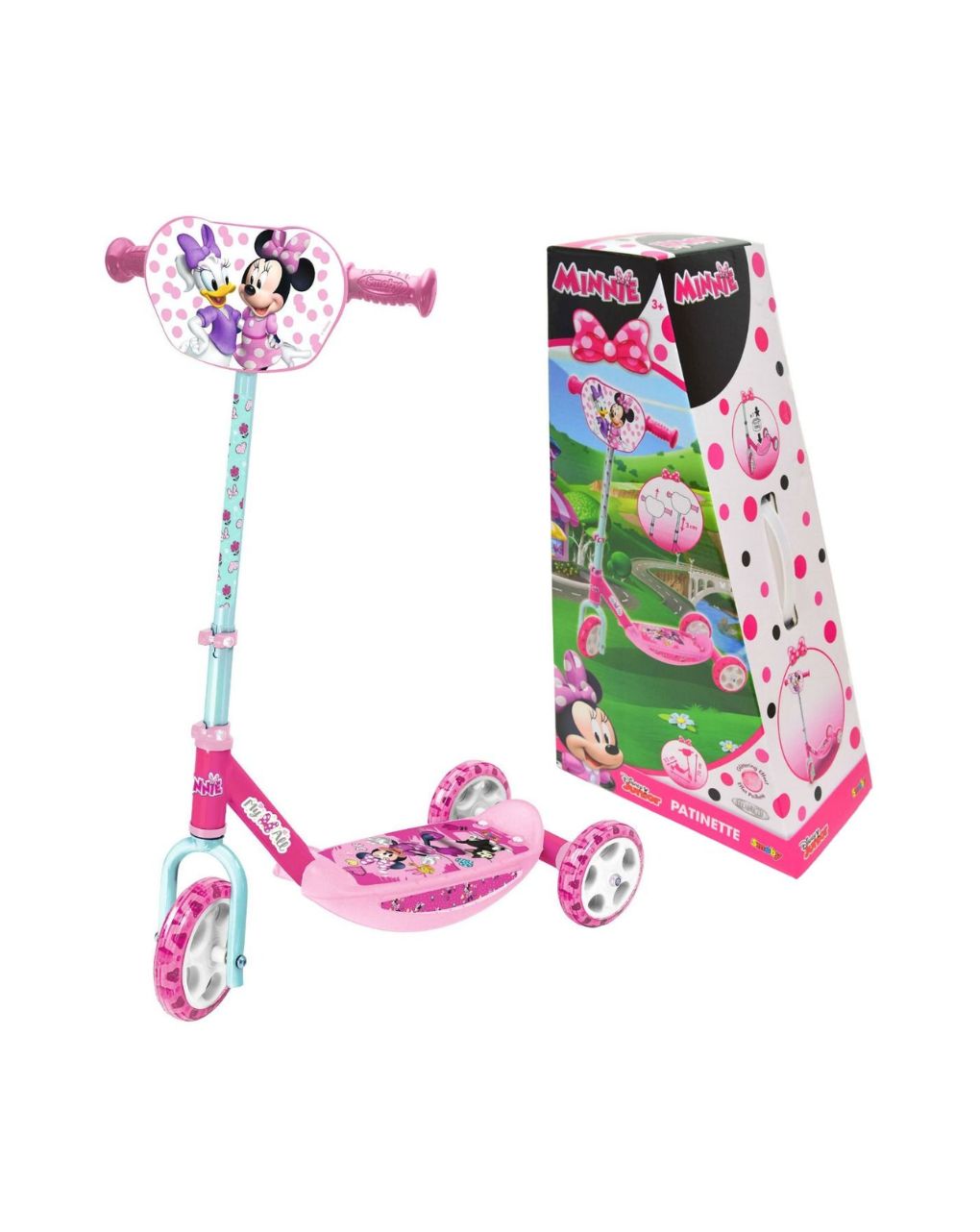 Smoby mickey mouse and friends minnie mouse scooter με 3 τροχούς 7600750167 - Smoby