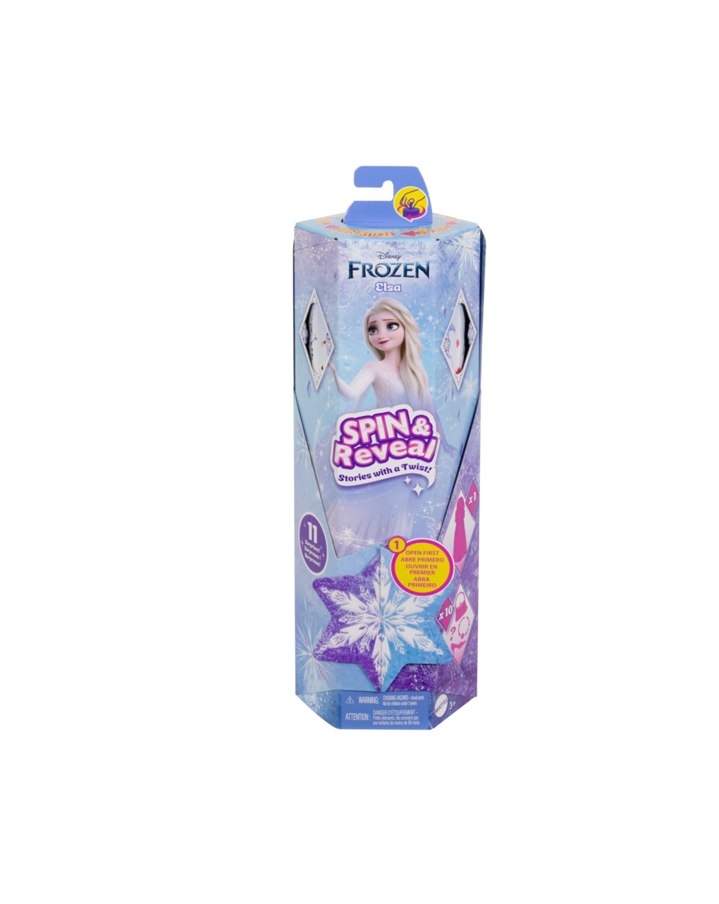 Mattel disney frozen spin & reveal κούκλα έλσα με 11 εκπλήξεις htg25 - FROZEN