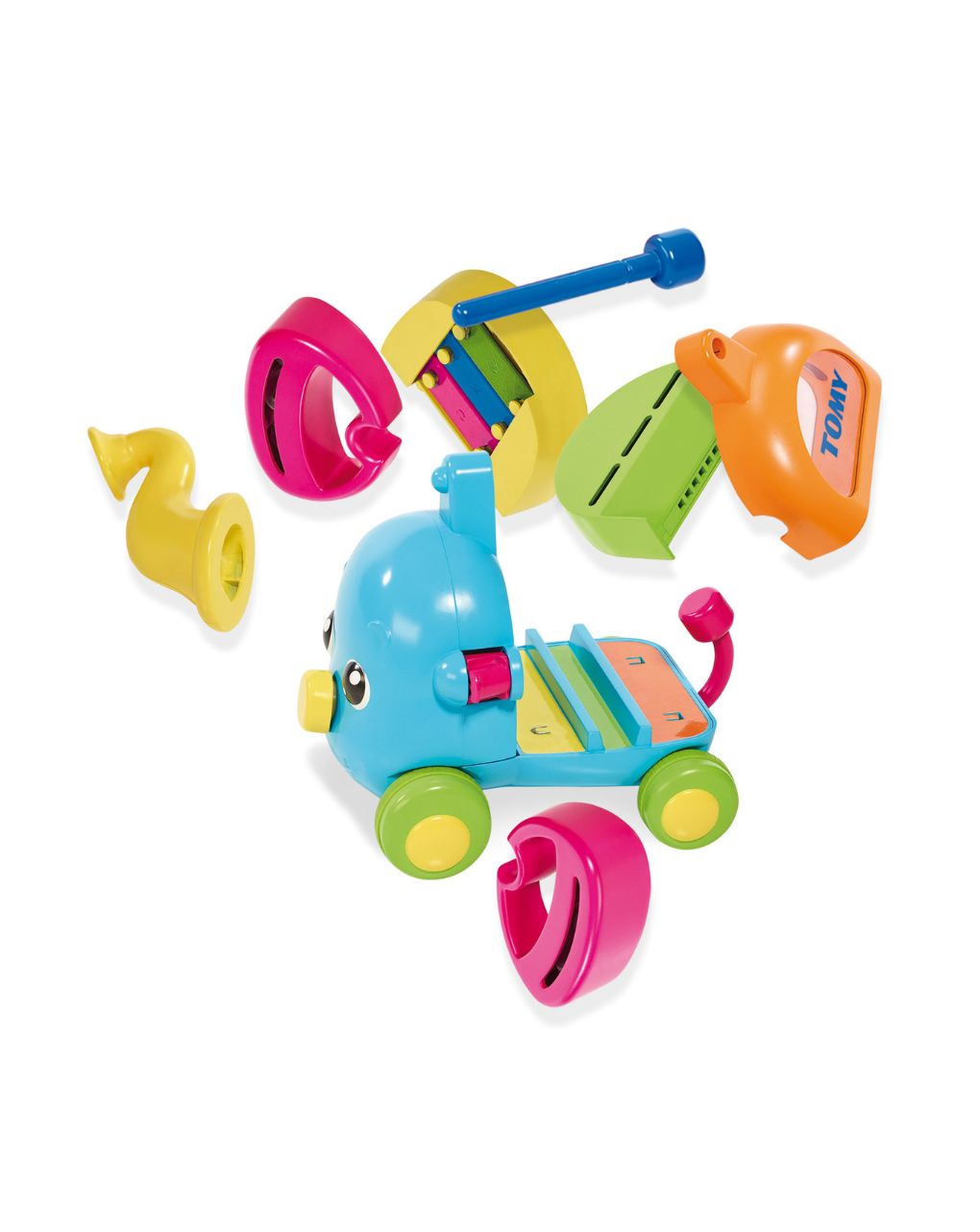 Tomy toomies βρεφικό παιχνίδι μουσικός ελεφαντούλης toomies 1000-72377 - TOOMIES