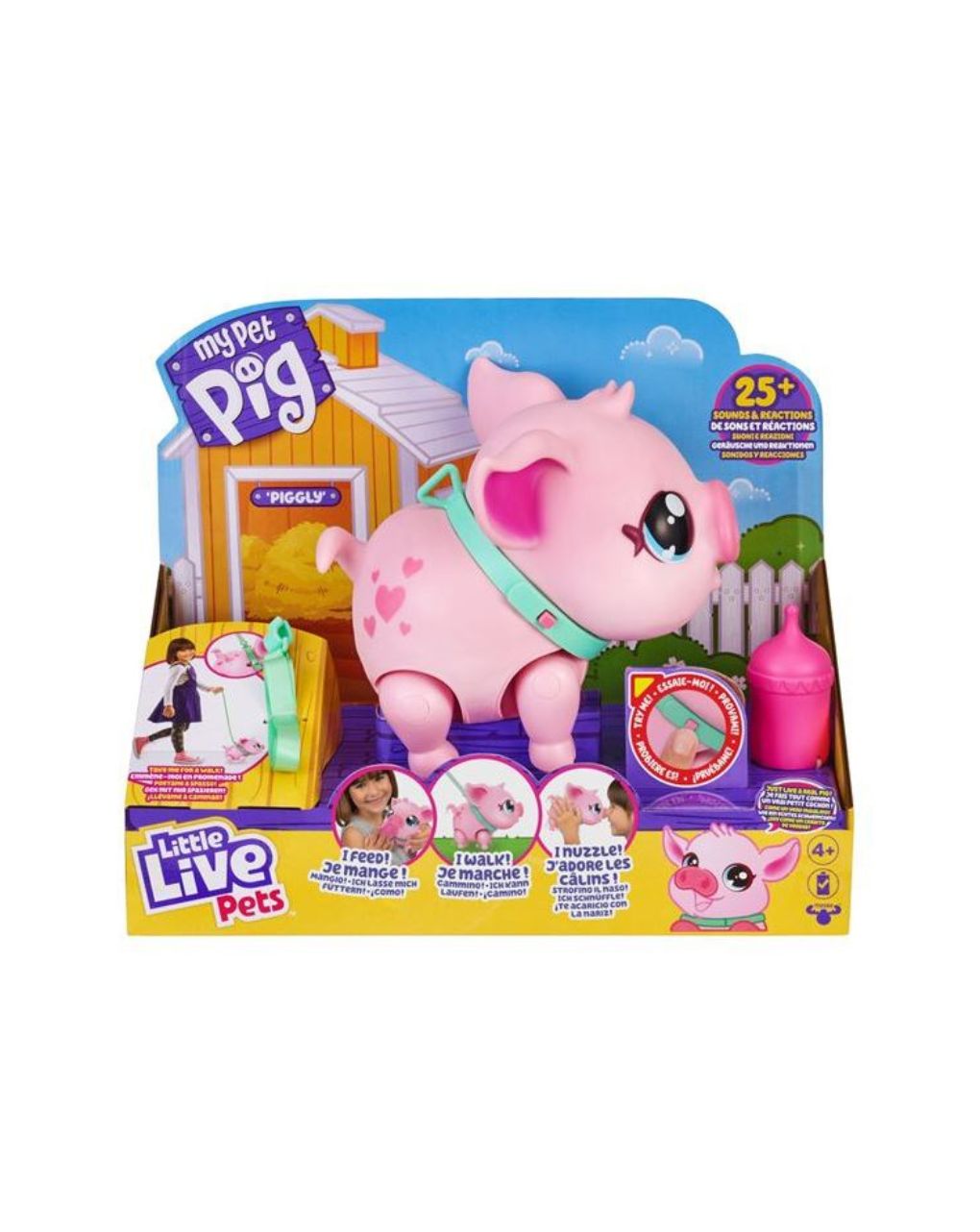 Giochi preziosi little live pets lucky γουρουνάκι ηλεκτρονικό παιχνίδι lpw00000