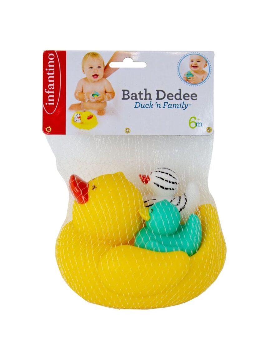 Infantino bath duck ‘n family παπάκια μπάνιου για 6+ μηνών b-930-205068-00 - INFANTINO
