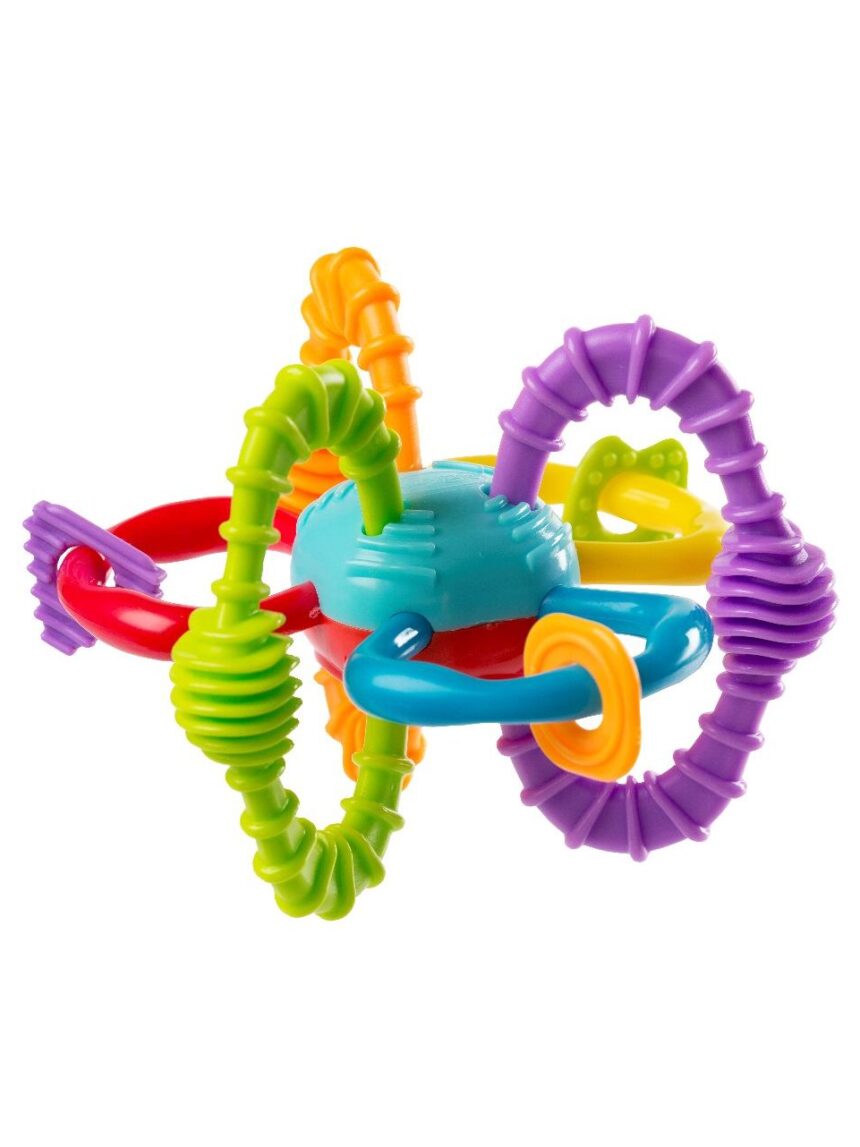 Playgro bend & twist ball, μασητικό με κρίκους & υφές 4086162 - PLG