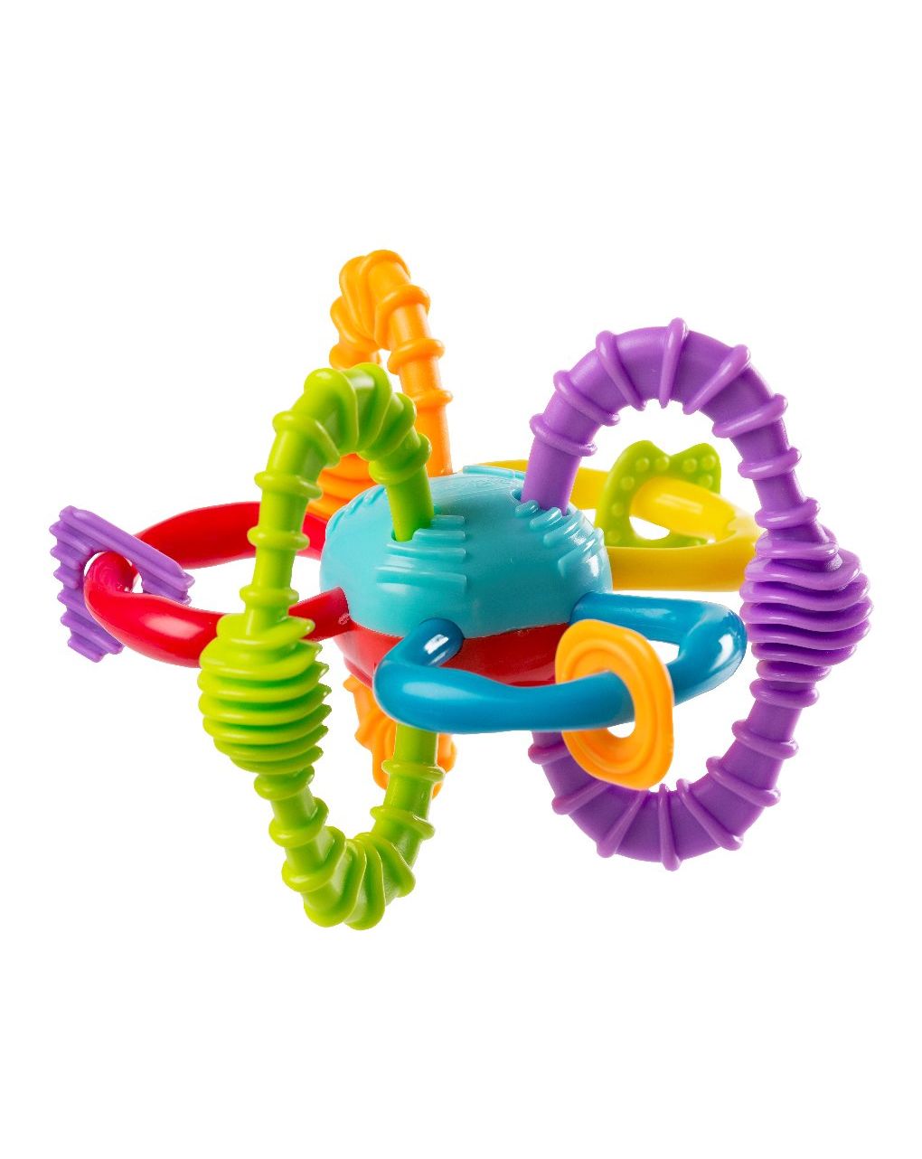 Playgro bend & twist ball, μασητικό με κρίκους & υφές 4086162 - PLG