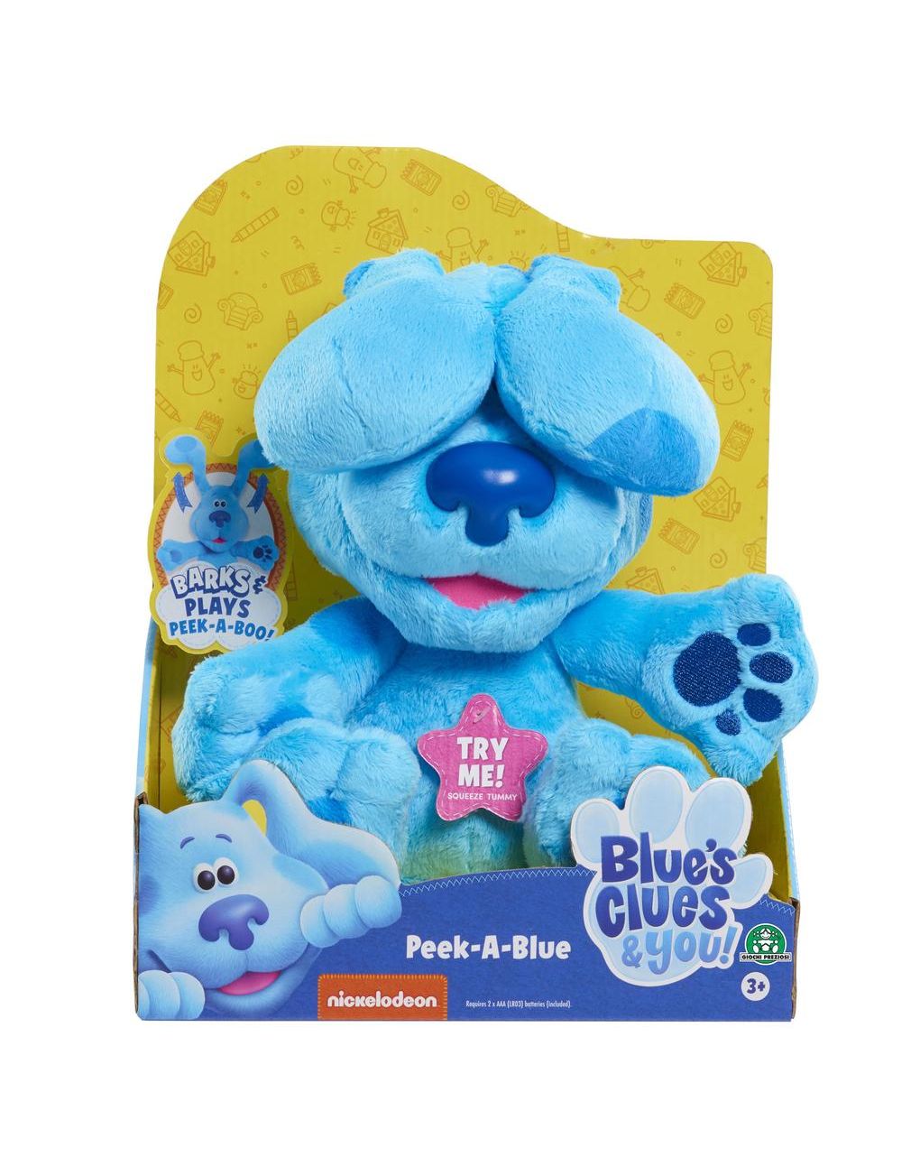 Giochi preziosi blue's clues & you λούτρινο peek a blue blu02100 - BLUES CLUES