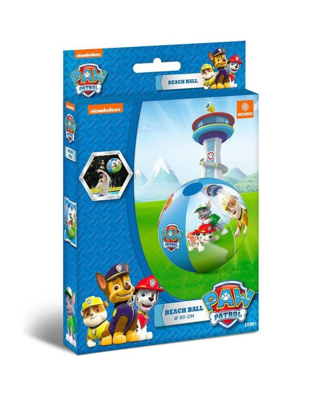 Mondo μπάλα παραλίας paw patrol 50εκ (2 σχέδια) - PAW PATROL