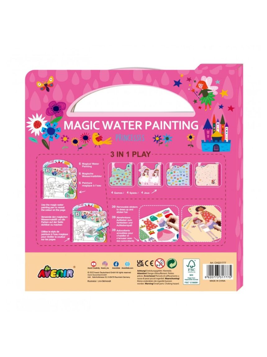 Avenir magic water painting-princesses 60816 - AVENIR