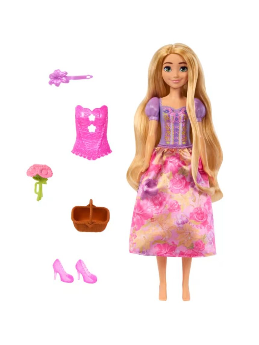 Mattel disney princess spin and reveal κούκλα με 11 εκπλήξεις (2 σχέδια) htv84 - Disney Princess