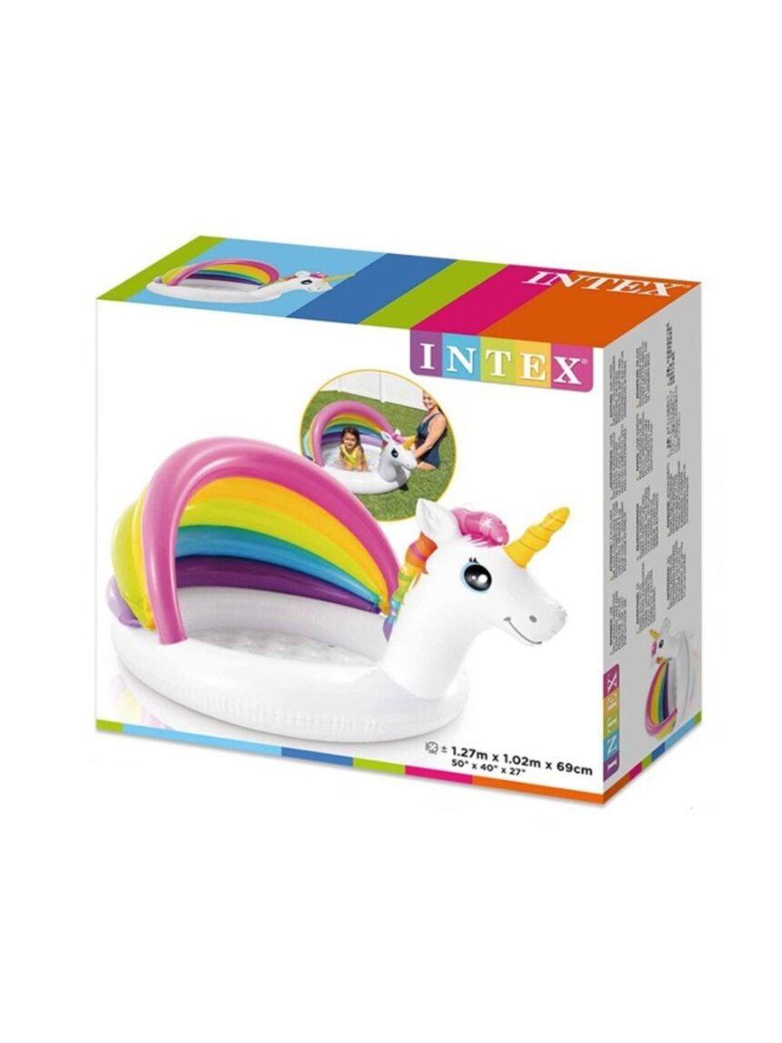 Intex φουσκωτή πισίνα unicorn baby pool 57113np - Intex