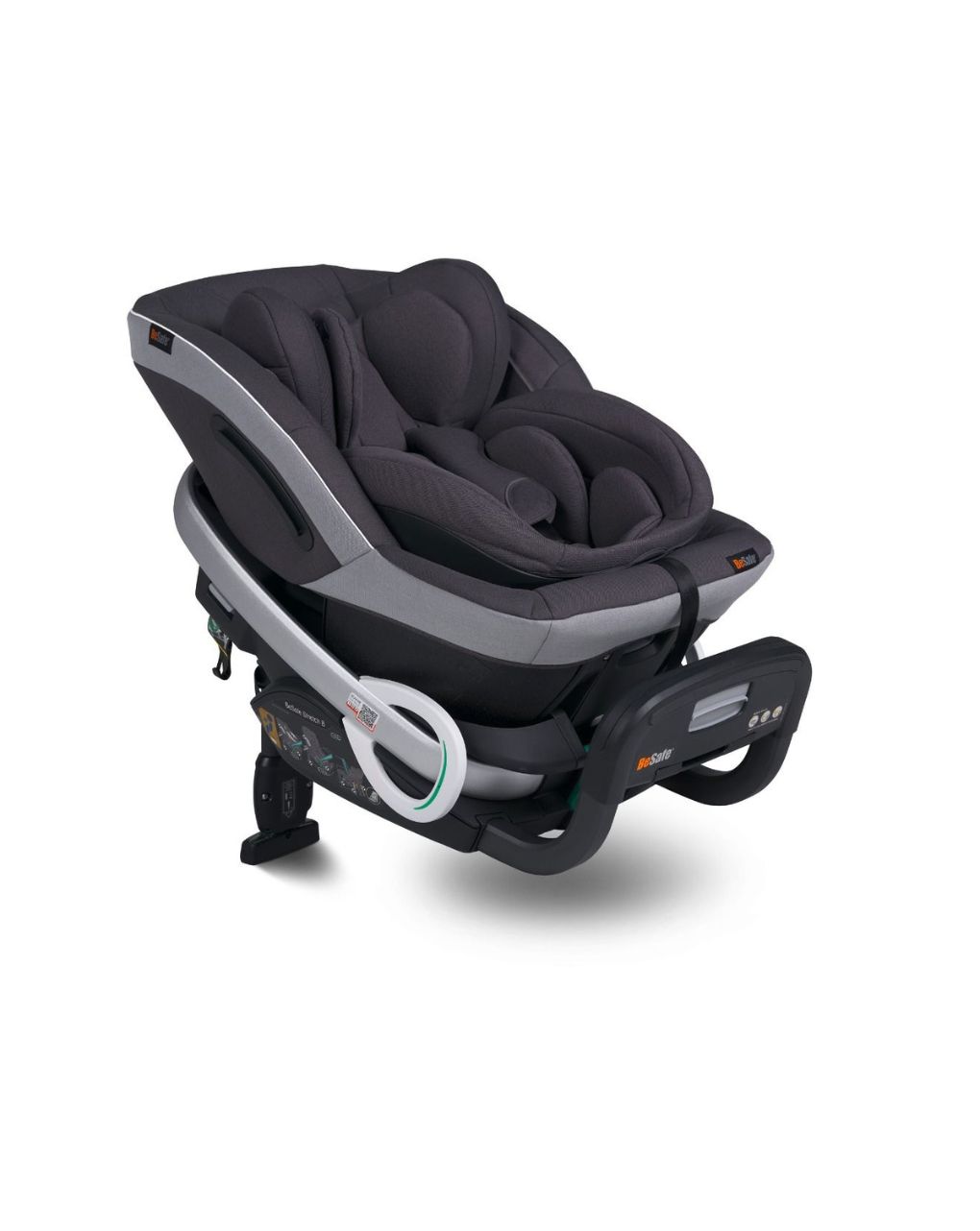 Besafe αντεστραμμένο κάθισμα αυτοκινήτου stretch b i-size (40-125cm) metallic melange 11025670.mem