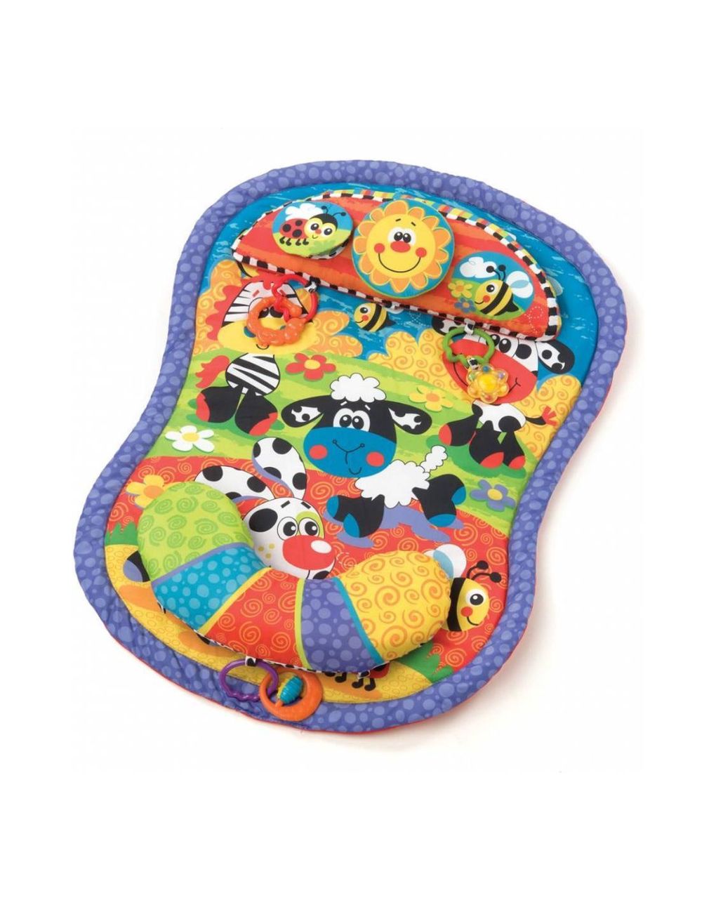 Playgro χαλάκι δραστηριοτήτων travel pals tummy time mat