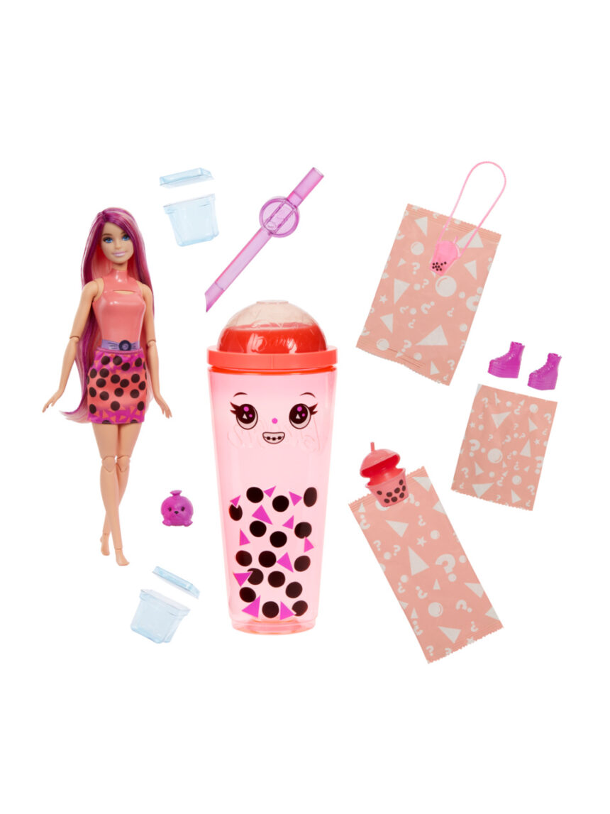 Mattel barbie bubble tea series κούκλα ρόφημα μάνγκο με 8 εκπλήξεις htj22 - BARBIE