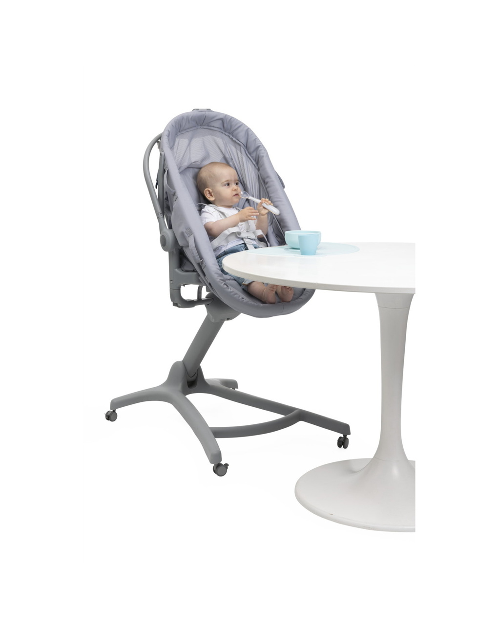 Chicco λίκνο - ριλάξ βaby hug pro 5 in 1/1 earl grey p07-87076-40 - Chicco