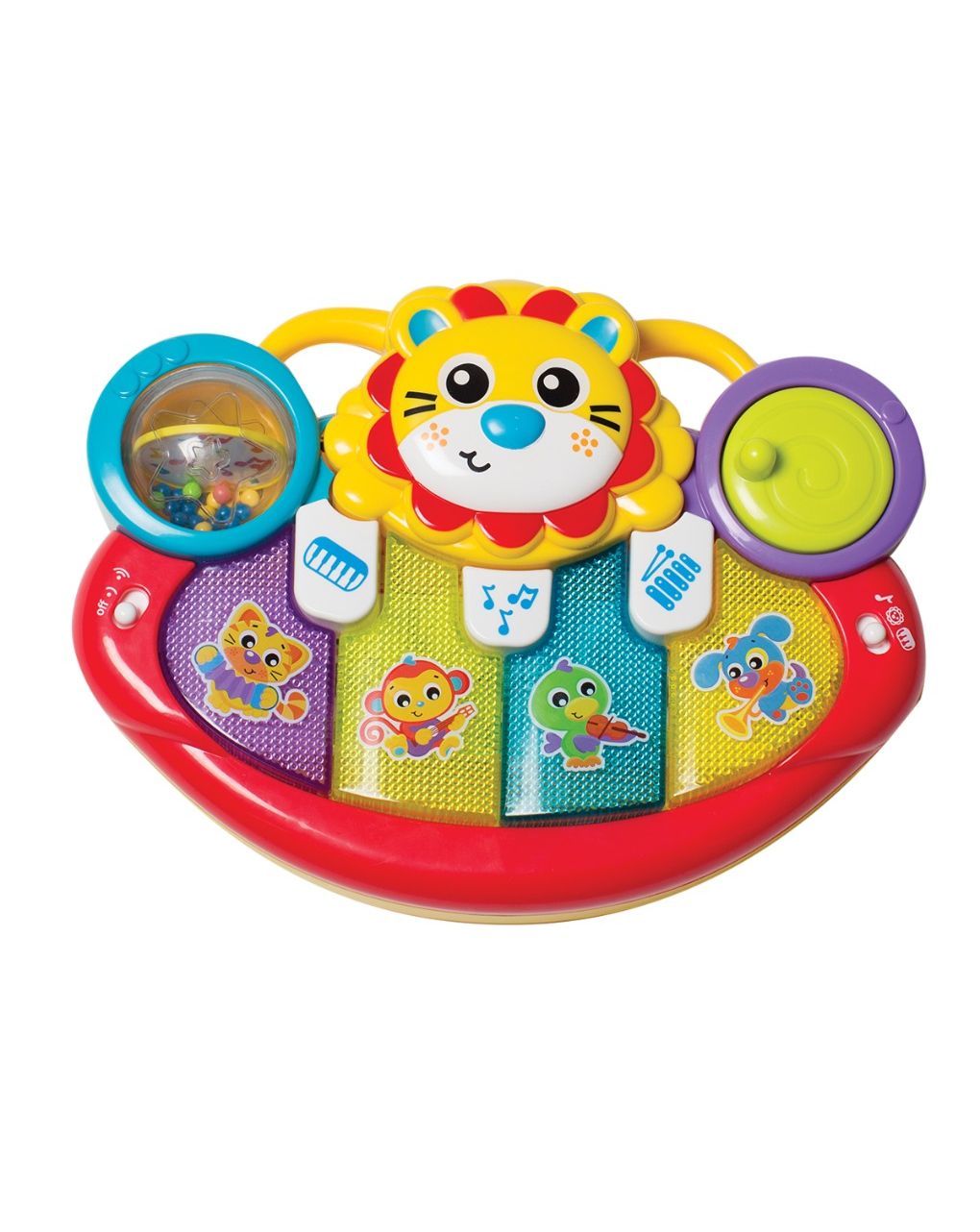 Playgro + learn διαδραστικό παιχνίδι πιάνο lion kick toy