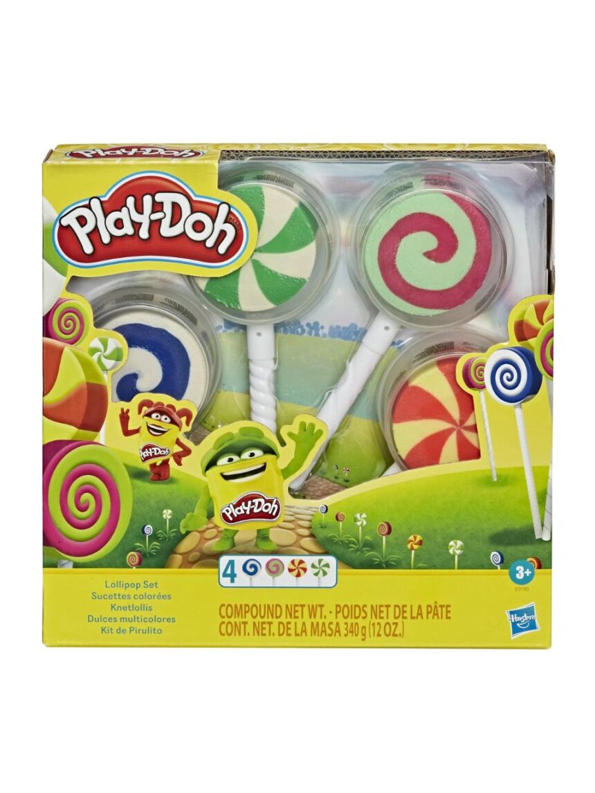 Hasbro play-doh lollipop 4-pack of pretend play candy molds e9193 - Play-Doh