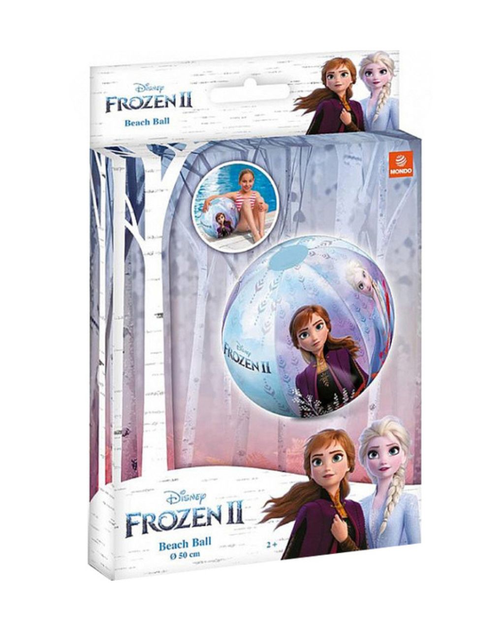 Mondo μπάλα παραλίας frozen 50εκ (3 σχέδια) - FROZEN