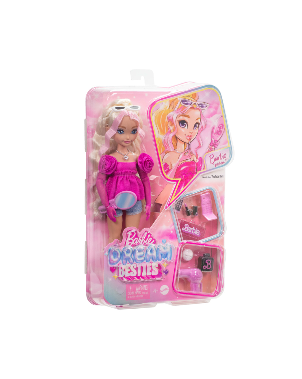 Mattel κούκλα barbie dream besties: malibu hyc21