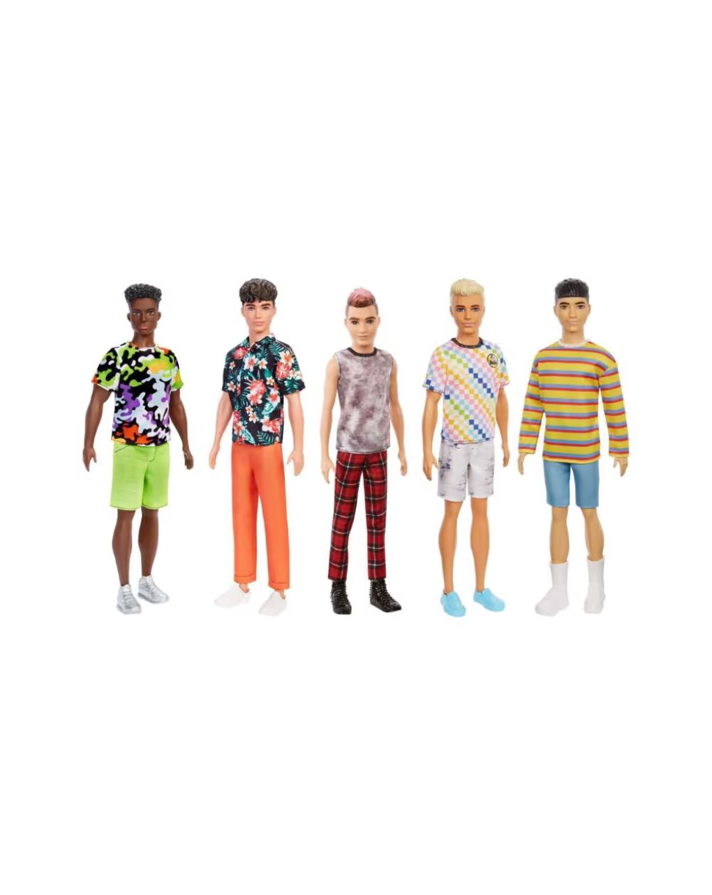 Mattel barbie and ken, κούκλα barbie fashionistas (διάφορα σχέδια) dft82 - BARBIE